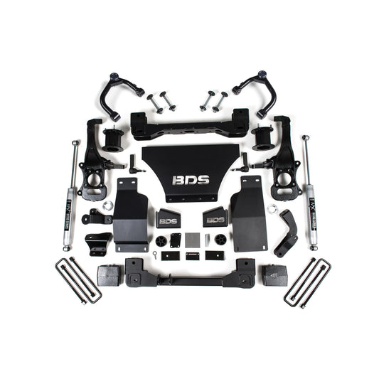 BDS Suspension | 4 Inch Lift Kit Chevy Trail Boss or GMC AT4 1500 19-24 4WD Gas Fox 2.0 Performance Shocks | BDS1805FS