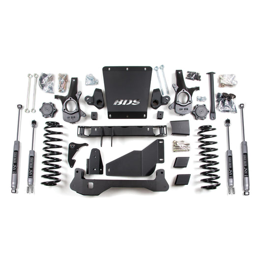 BDS Suspension | 6 Inch Lift Kit Chevy/GMC Avalanche Surburban Tahoe or Yukon 1500 00-06 4WD Auto Ride Equipped | BDS1816H