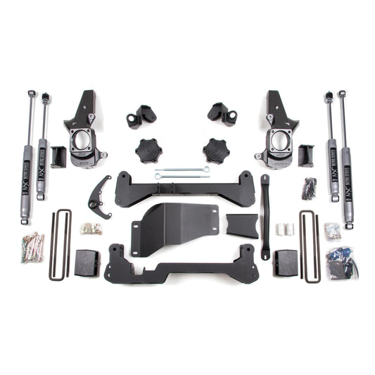 BDS Suspension | 4.5 Inch Lift Kit Silverado/Sierra 2500HD/3500 01-10 SRW 4WD Narrow Track Knuckle Fox 2.0 Performance Shocks | BDS1817FS