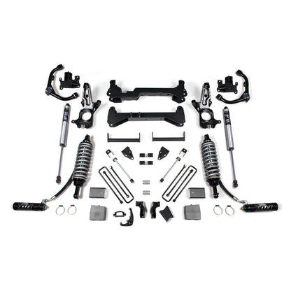 BDS Suspension | 7 Inch Lift Kit FOX 2.5 Coil-Over Conversion Silverado/Sierra 2500HD 01-10 2WD Carrier Below Crossmember Fox 2.5 Performance Shocks | BDS1818FDSC