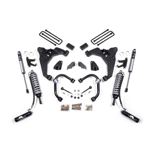 BDS Suspension | 3 Inch Lift Kit FOX 2.5 Coil-Over Conversion Silverado/Sierra 2500HD/3500HD 11-19 Diesel Stock Rear Fox 2.5 Performance Shocks | BDS1825FDSC
