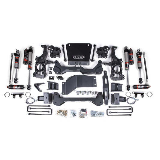 BDS Suspension | 6.5 Inch Lift Kit FOX Performance Elite Silverado/Sierra 2500HD/3500HD 20-24 4WD 6 Inch Block Kit With Overload | BDS1825FPE