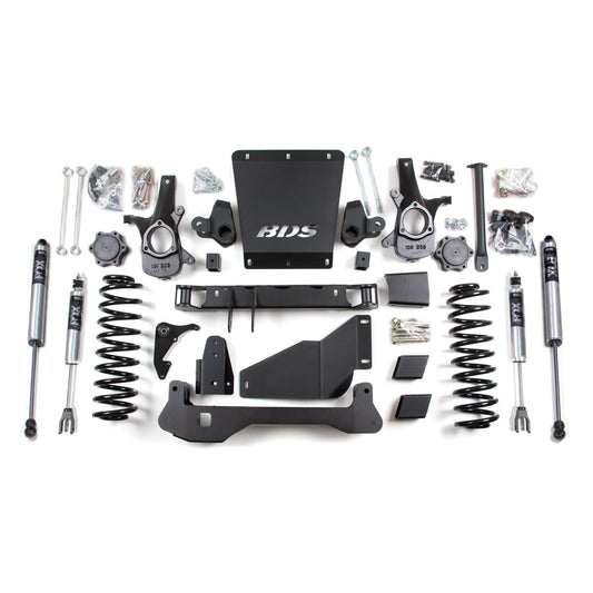 BDS Suspension | 6 Inch Lift Kit Chevy/GMC Avalanche Surburban Tahoe or Yukon 1500 00-06 4WD Fox 2.0 Performance | BDS183FS
