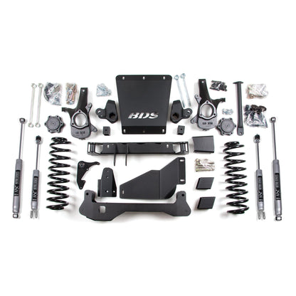 BDS Suspension | 6 Inch Lift Kit Chevy/GMC Avalanche Surburban Tahoe or Yukon 1500 00-06 4WD NX2 Nitro | BDS183H