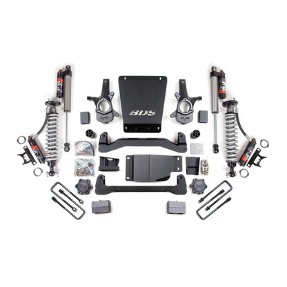 BDS Suspension | 4 Inch Lift Kit FOX 2.5 Performance Elite 5 Inch Block Lift Coil-Over 07-13 Silverado/Sierra 1500 4WD BDS Suspension | BDS184PES