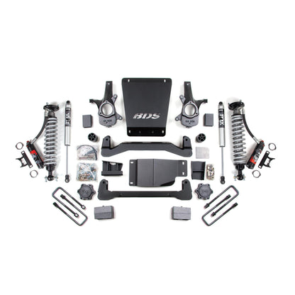 BDS Suspension | 4 Inch Lift Kit FOX 2.0 Performance Elite 5 Inch Block Lift Coil-Over 07-13 Silverado/Sierra 1500 4WD BDS Suspension | BDS184PSS