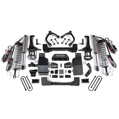BDS Suspension | 2025 Silverado/Sierra 1500 4WD 4 Inch Suspension Lift Kit 3.0 Diesel / 2.7 Gas 3 Inch Rear Block -Fox 2.5 PES C/O Front Fox 2.5 PES Rear BDS Suspension | BDS1853PES