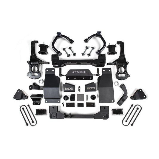 BDS Suspension | 2025 Silverado/Sierra 1500 4WD 4 Inch Suspension Lift Kit w/ARC 3.0 Diesel / 2.7 Gas 3 Inch Rear Block Spacer Front BDS Suspension | BDS1854H