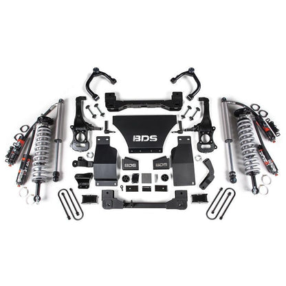 BDS Suspension | 2025 Chevy TB/GMC AT4 1500 4WD 2.5 Inch Suspension Lift Kit V8 Gas 1 Inch Rear Block -Fox 2.5 PES C/O Front Fox 2.5 PES Rear BDS Suspension | BDS1855PES