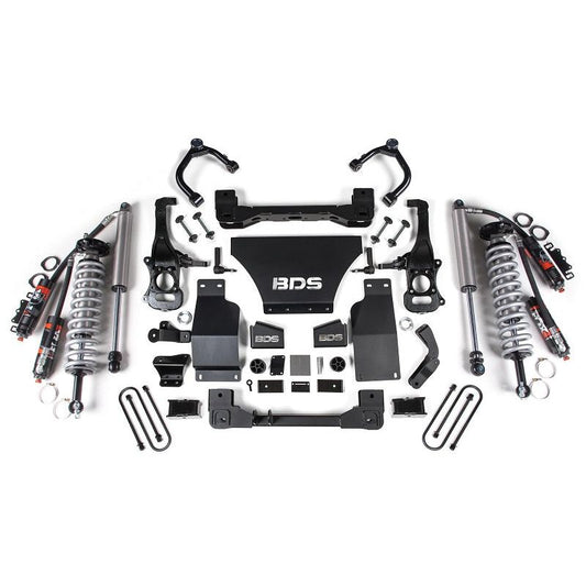 BDS Suspension | 2025 Chevy TB/GMC AT4 1500 4WD 2.5 Inch Suspension Lift Kit V8 Gas 1 Inch Rear Block -Fox 2.5 PES C/O Front Fox 2.5 PES Rear BDS Suspension | BDS1855PES