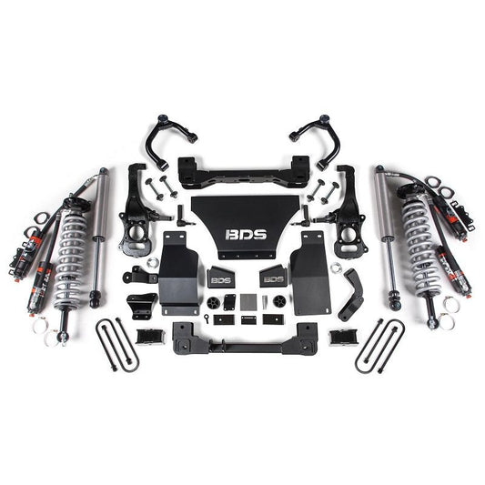 BDS Suspension | 2025 Chevy TB/GMC AT4 1500 4WD 2.5 Inch Suspension Lift Kit 3.0 Diesel / 2.7 Gas 1 Inch Rear Block -Fox 2.5 PES C/O Front Fox 2.0 PS Rear BDS Suspension | BDS1856PSS