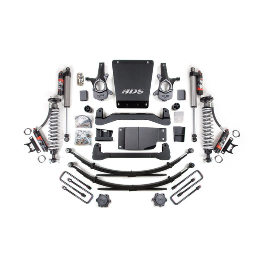 BDS Suspension | 4 Inch Lift Kit FOX 2.5 Performance Elite Leaf Springs Coil-Over 07-13 Silverado/Sierra 1500 4WD BDS Suspension | BDS185PES