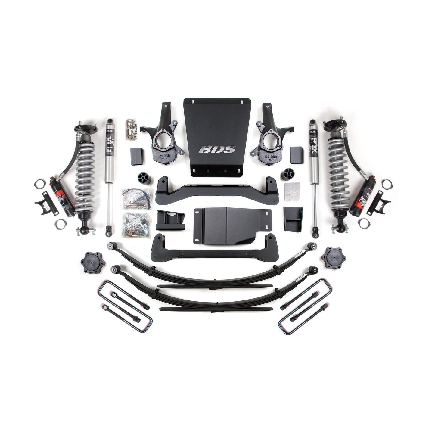 BDS Suspension | 4 Inch Lift Kit FOX 2.0 Performance Elite Leaf Spings Coil-Over 07-13 Silverado/Sierra 1500 4WD BDS Suspension | BDS185PSS