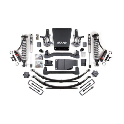 BDS Suspension | 4 Inch Lift Kit FOX 2.0 Performance Elite Leaf Spings Coil-Over 07-13 Silverado/Sierra 1500 4WD BDS Suspension | BDS185PSS