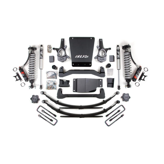 BDS Suspension | 4 Inch Lift Kit FOX 2.0 Performance Elite Leaf Spings Coil-Over 07-13 Silverado/Sierra 1500 4WD BDS Suspension | BDS185PSS
