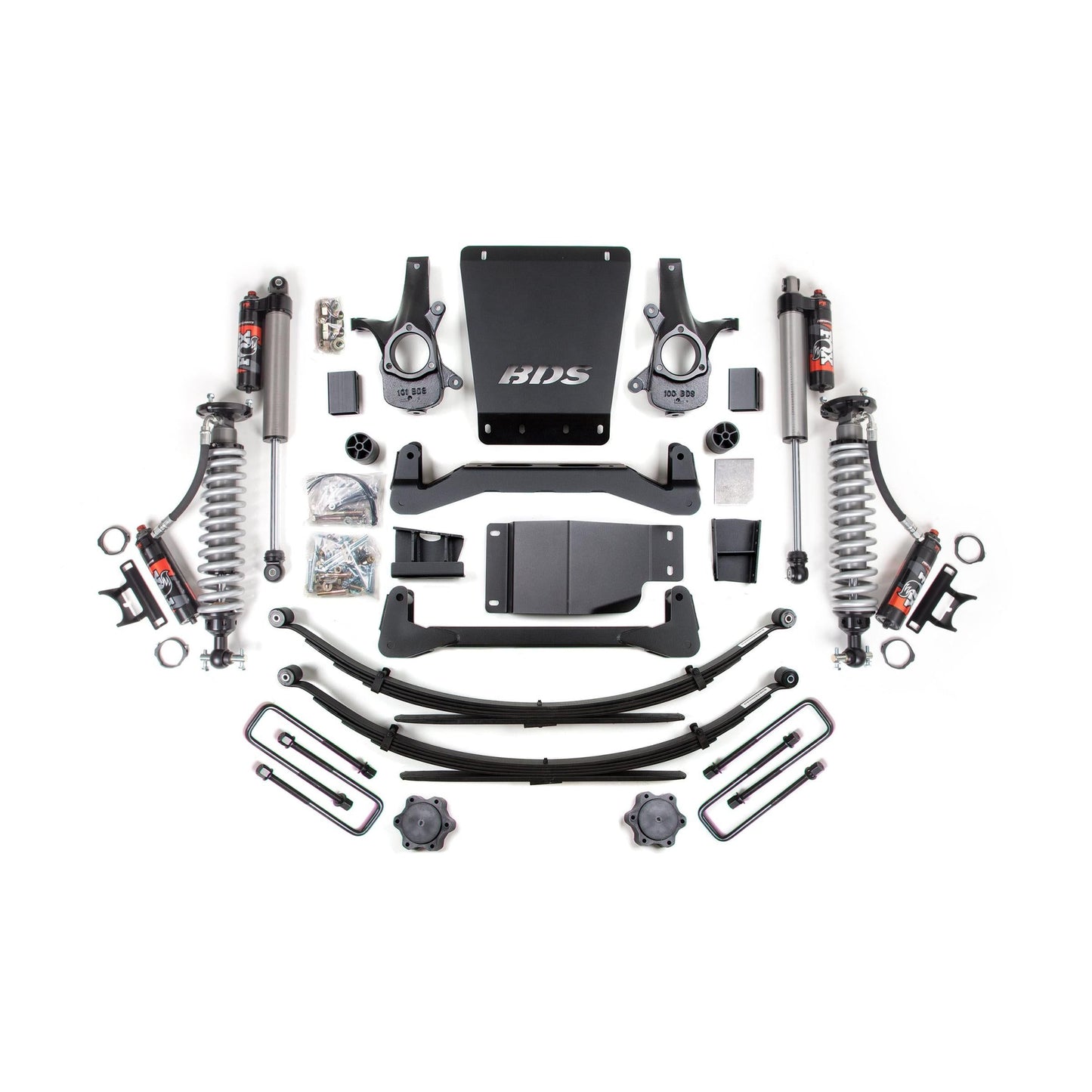 BDS Suspension | 4 Inch Lift Kit FOX 2.5 Performance Elite Leaf Springs Coil-Over 07-13 Silverado/Sierra 1500 4WD BDS Suspension | BDS186PES