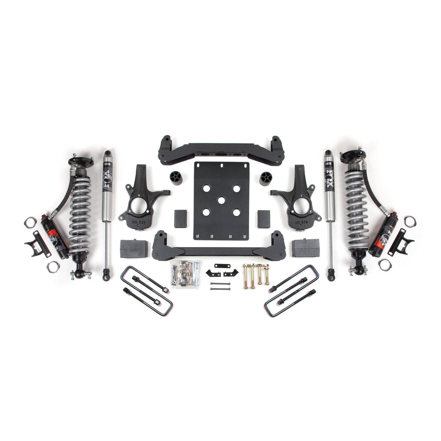 BDS Suspension | 4 Inch Lift Kit FOX 2.0 Performance Elite 5 Inch Block Lift Coil-Over 07-13 Silverado/Sierra 1500 2WD BDS Suspension | BDS186PSS