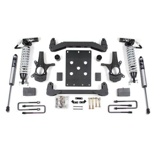 BDS Suspension | 4 Inch Lift Kit FOX 2.5 Coil-Over Leaf Springs Silverado/Sierra 1500 07-13 2WD Fox 2.5 Performance Shocks | BDS187FDSC