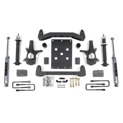 BDS Suspension | 4 Inch Lift Kit Silverado/Sierra 1500 07-13 2WD Leaf Springs Fox 2.0 Performance | BDS187FS