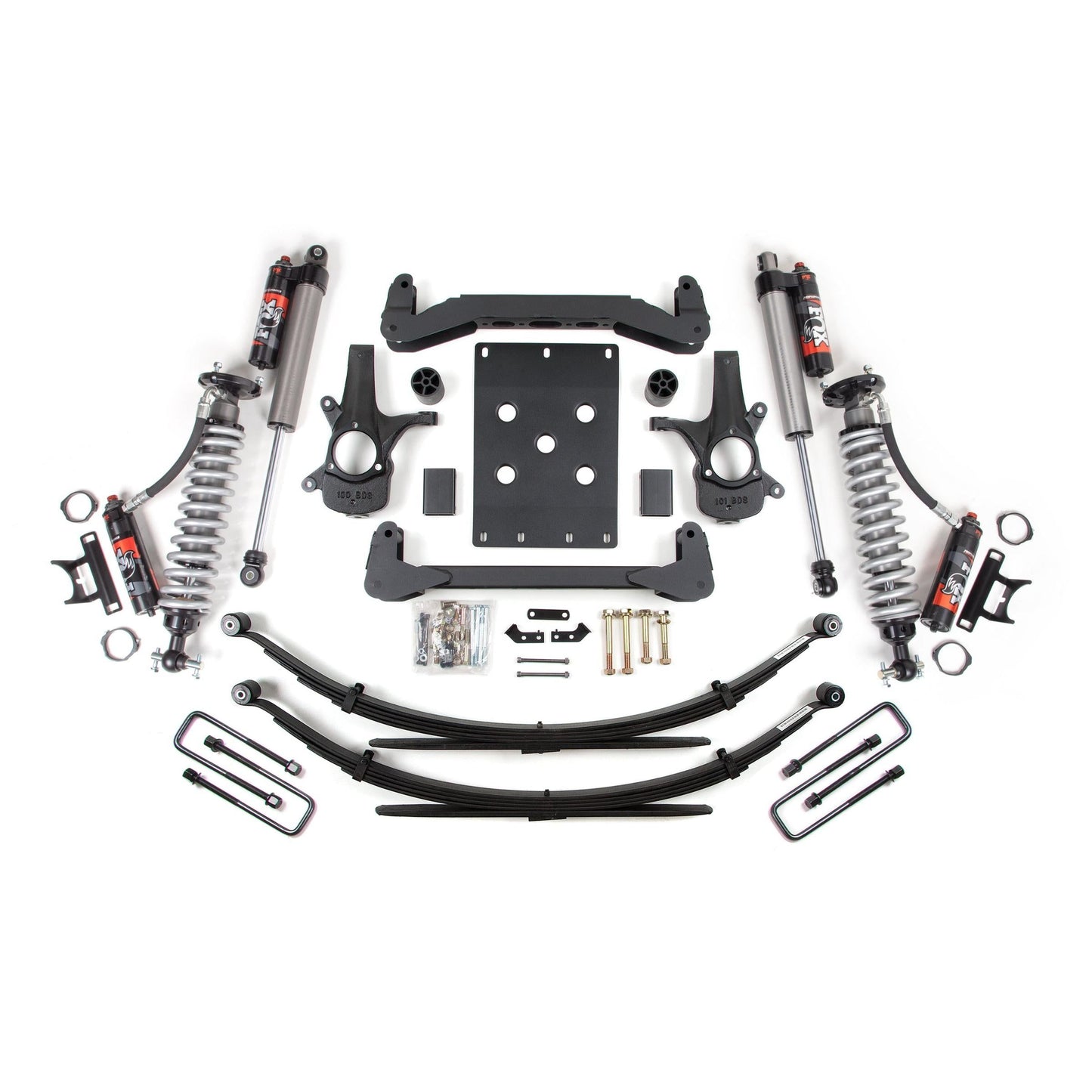 BDS Suspension | 4 Inch Lift Kit FOX 2.5 Performance Elite Leaf Spring Coil-Over 07-13 Silverado/Sierra 1500 2WD BDS Suspension | BDS187PES