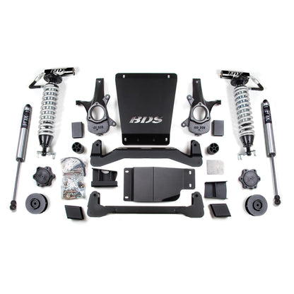 BDS Suspension | 4 Inch Lift Kit FOX 2.5 Coil-Over Avalanche Suburban Tahoe or Yukon 1500 07-14 4WD 2 Inch Lift Coil Spacer Fox 2.5 Performance Shocks | BDS188FDSC