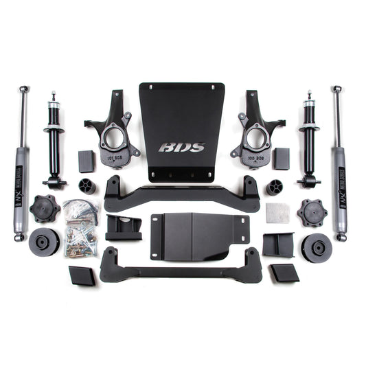 BDS Suspension | 4 Inch Lift Kit Avalanche Surburban Tahoe or Yukon 1500 07-14 4WD 2 Inch Lift Coil Spacer Fox 2.0 Performance Shocks | BDS188FS