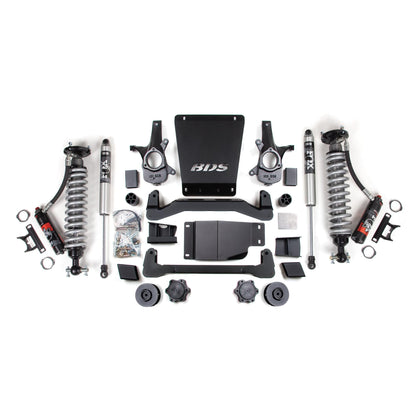 BDS Suspension | 4 Inch Lift Kit FOX 2.5 Performance Elite 2 Inch Coil-Over 07-14 Avalanche, Suburban, Tahoe, Yukon 1500 4WD | BDS188PSS
