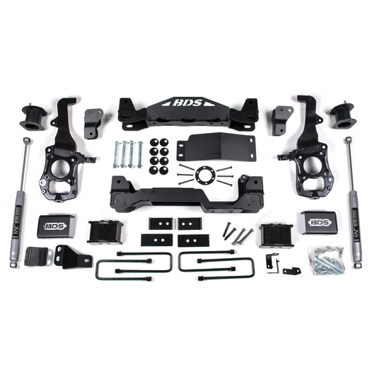 BDS Suspension | 6 Inch Lift Kit Ford F150 21-25 4WD 5 Inch Block Kit Fox 2.0 Performance Shock | BDS1900FS
