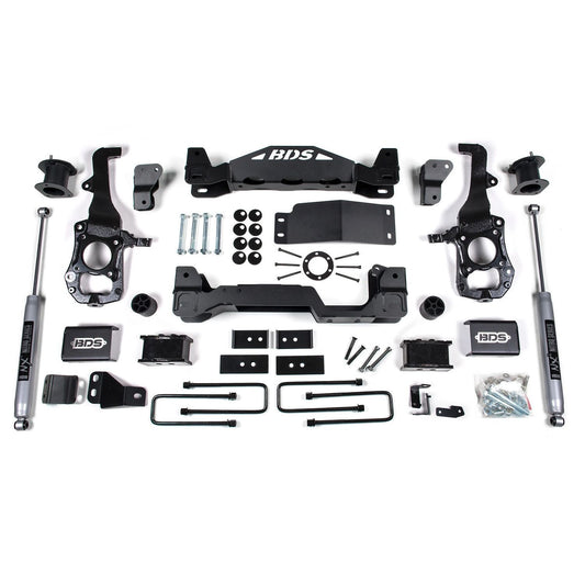 BDS Suspension | 6 Inch Lift Kit Ford F150 21-24 4WD 4 Inch Block NX2 Nitro Shocks | BDS1900H
