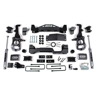 BDS Suspension | 4 Inch Lift Kit Ford F150 21-24 4WD 2 Inch Block Fox 2.0 Performance Shocks | BDS1902FS