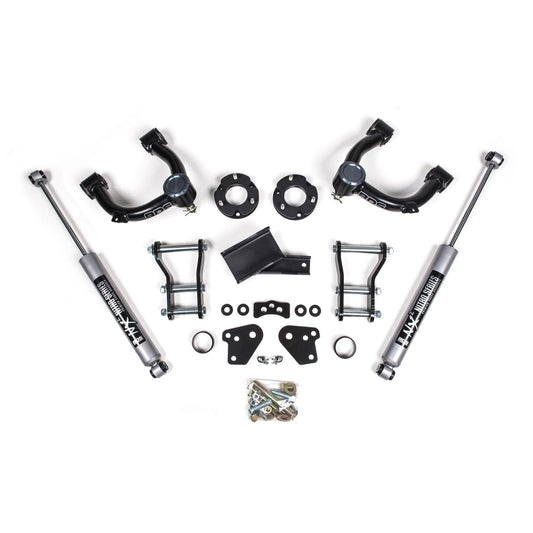 BDS Suspension | 3.5 Inch Lift Kit Ford Ranger 19-23 4WD Cast Steel Fox 2.0 Performance Shocks | BDS1906FS