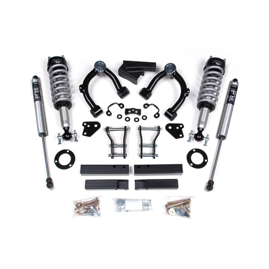 BDS Suspension | 3.5 Inch Lift Kit FOX 2.0 Coil-Over Ford Ranger 19-23 4WD Cast Steel Knuckle Fox 2.0 Performance Shocks | BDS1906FSL