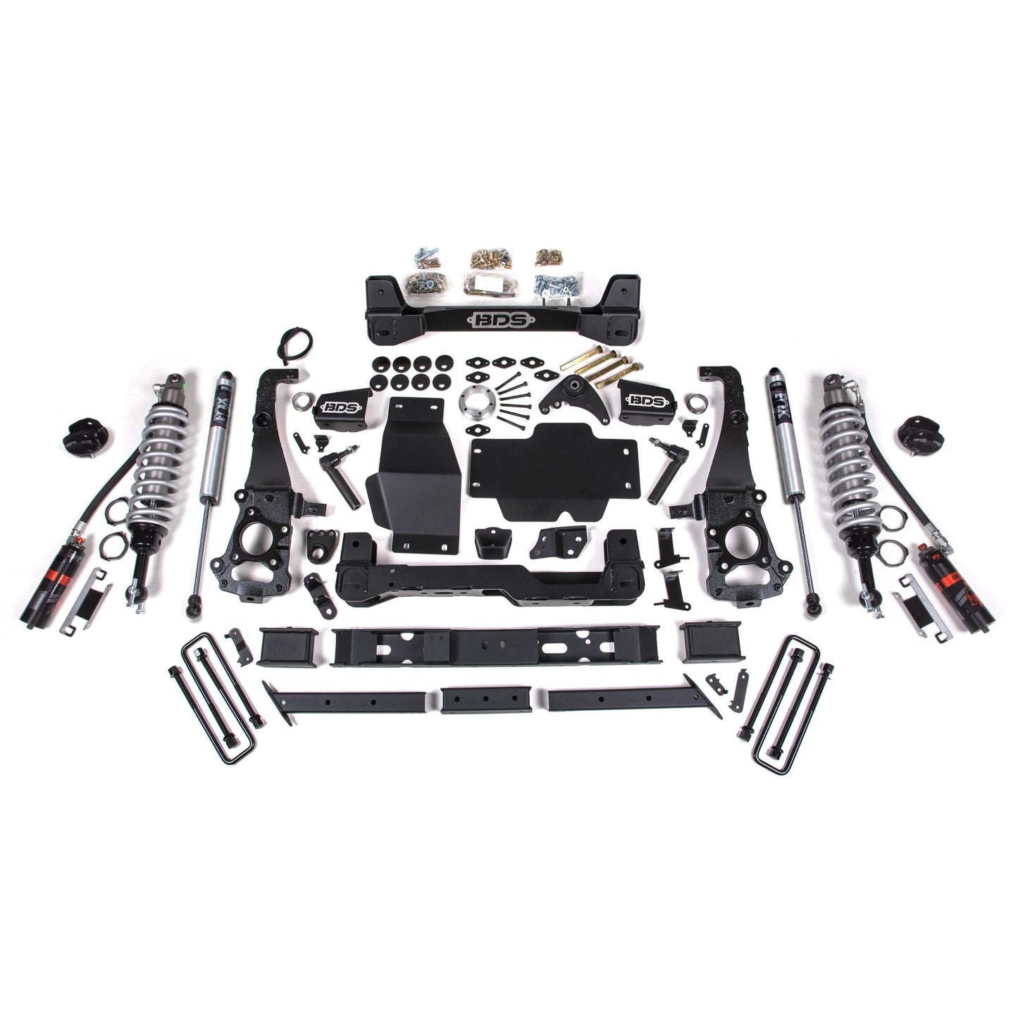 BDS Suspension | 6 Inch Lift Kit FOX 2.5 Coil-Over Ford Ranger 19-23 4WD Cast Steel Knuckle Fox 2.5 Performance Shocks | BDS1907FDSC