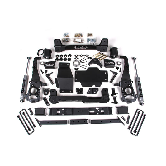 BDS Suspension | 6 Inch Lift Kit Ford Ranger 19-23 4WD Cast Steel Knuckle NX2 Nitro Shocks | BDS1907H