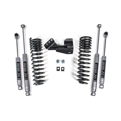 BDS Suspension | 1-2 Inch Leveling Kit Performance Spring Ford F250/F350 Super Duty 1 Inch Lift 17-19 2 Inch Lift: 20-23 4WD Diesel & Gas Fox 2.0 Performance Shocks | BDS1910FS
