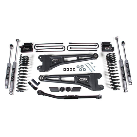 BDS Suspension | 2.5 Inch Lift Kit w/ Radius Arm Ford F450 Super Duty 20-22 4WD Diesel & Gas Fox 2.0 Performance Shocks | BDS1915FS