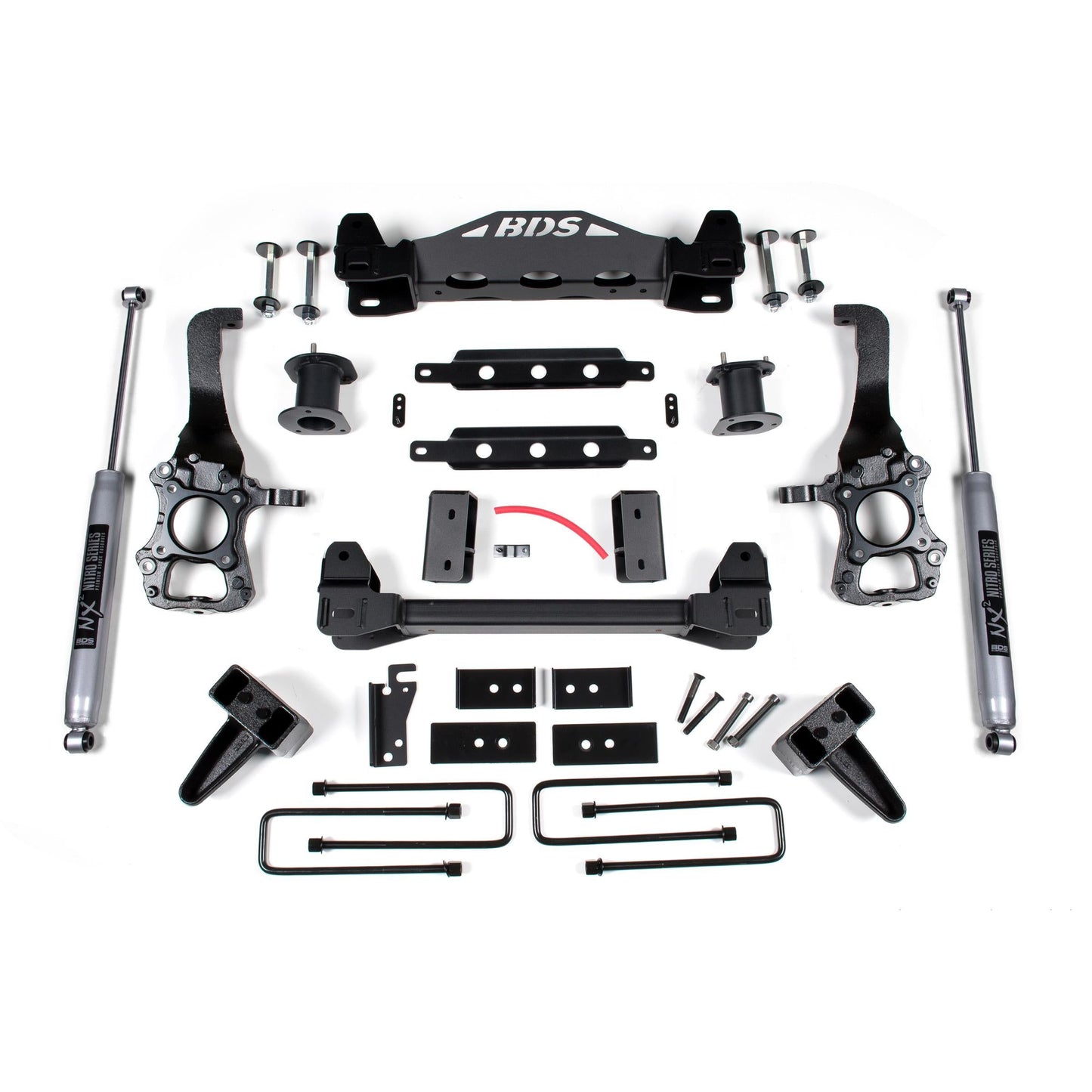 BDS Suspension | 6 Inch Lift Kit Ford F150 15-20 2WD 4 Inch Block Kit NX2 Nitro Shocks | BDS1918H