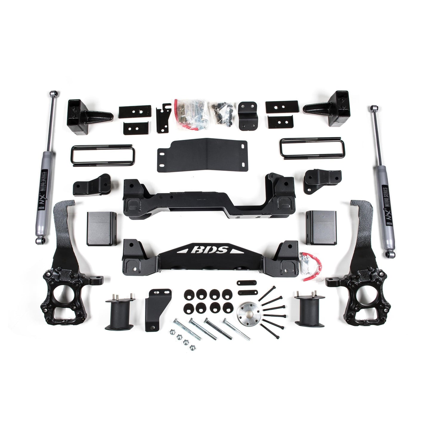 BDS Suspension | 6 Inch Lift Kit Ford F150 15-20 4WD 4 Inch Block Kit Fox 2.0 Performance Shocks | BDS1922FS
