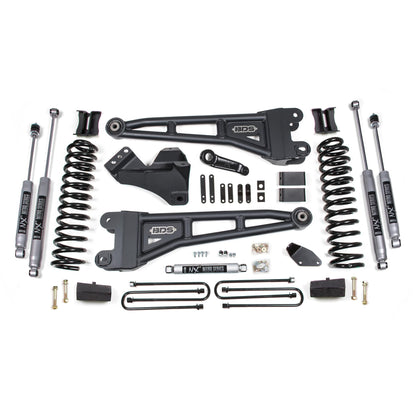 BDS Suspension | 4 Inch Lift Kit w/ Radius Arm Ford F250/F350 Super Duty 08-10 4WD Diesel Block Without Factory Overload NX2 Nitro | BDS1937H