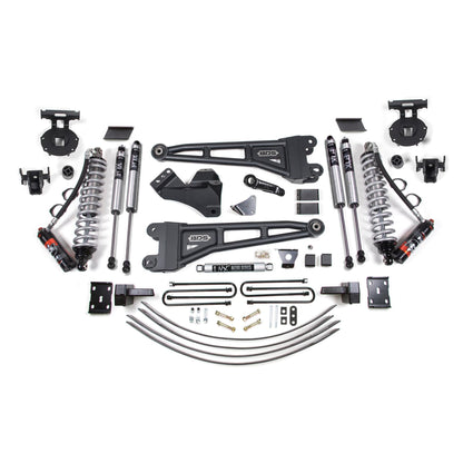 BDS Suspension | 6 Inch Lift Kit w/ Radius Arm FOX 2.5 Performance Elite Coil-Over Conversion Ford F250/F350 Super Duty 05-07 4WD Diesel 4 Inch Block Add A Leaf With Overload | BDS1946FPE