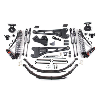 BDS Suspension | 6 Inch Lift Kit w/ Radius Arm FOX 2.5 Performance Elite Coil-Over Conversion Ford F250/F350 Super Duty 05-07 4WD Diesel 6 Inch Leaf Springs | BDS1947FPE