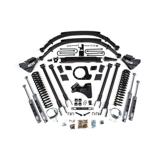 BDS Suspension | 9 Inch Lift Kit w/ 4-Link Ford F250/F350 Super Duty 20-22 4WD Gas With Fox 2.0 Performance Shocks | BDS1960FS