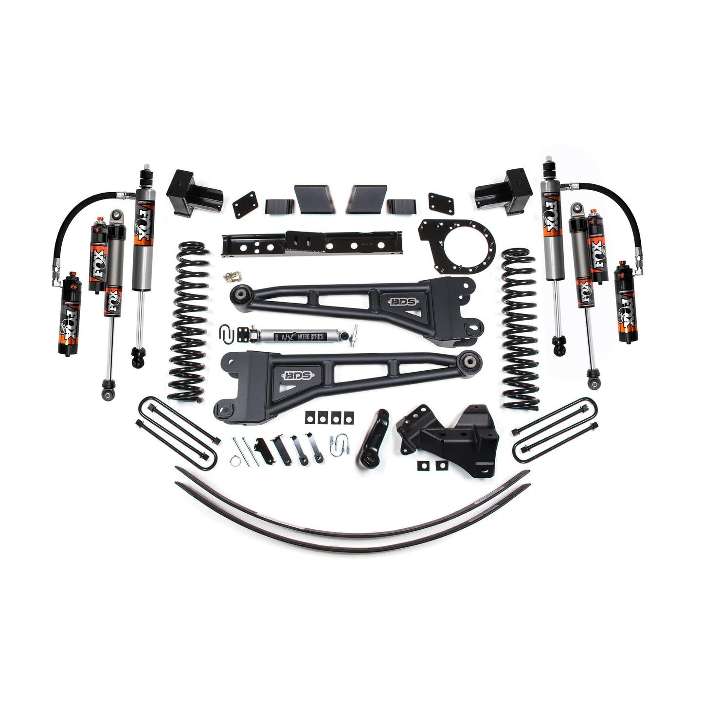 BDS Suspension | 7 Inch Lift Kit w/ Radius Arm Ford F250/F350 Super Duty 20-22 4WD Diesel 6 Inch Block Kit Fox 2.5 Performance Elite | BDS1992FPE
