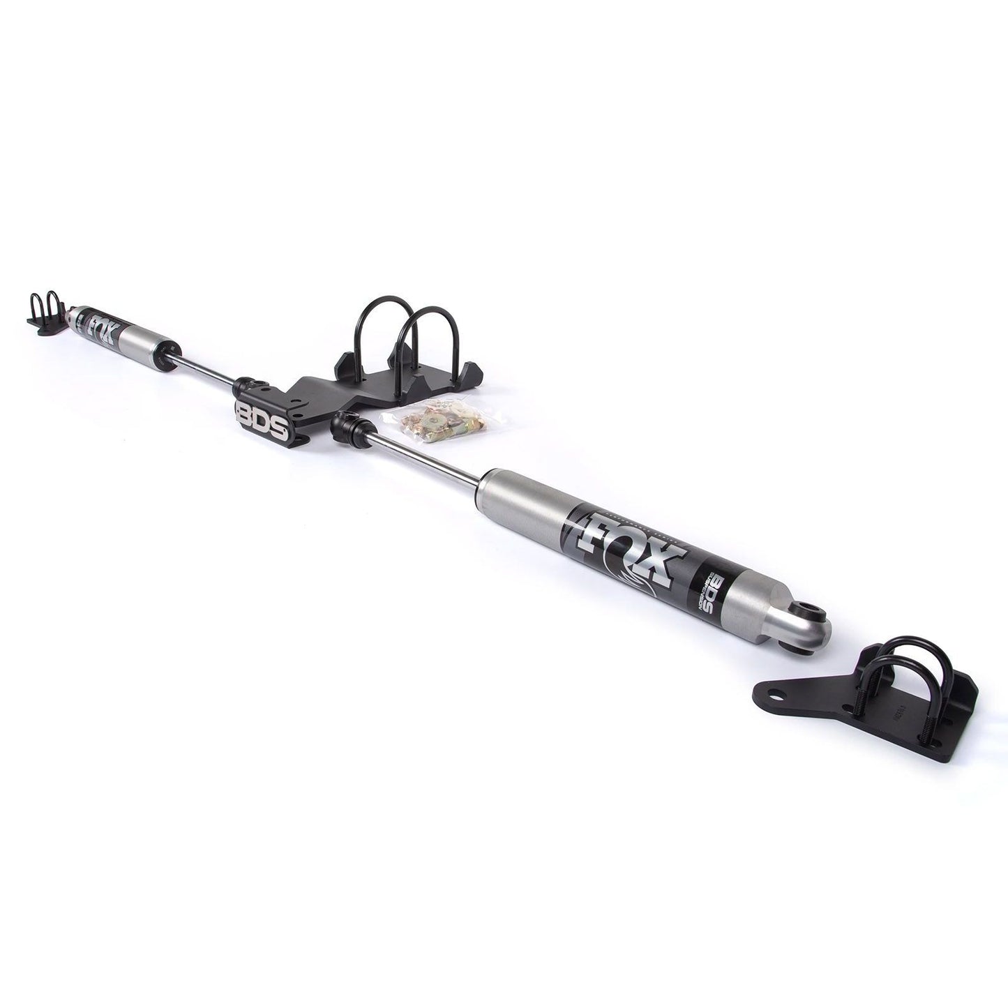 BDS Suspension | Dual Steering Stabilizer Kit w/ FOX 2.0 Performance Shocks Ford F450/F550 Super Duty 17-24 4WD | BDS2001FS