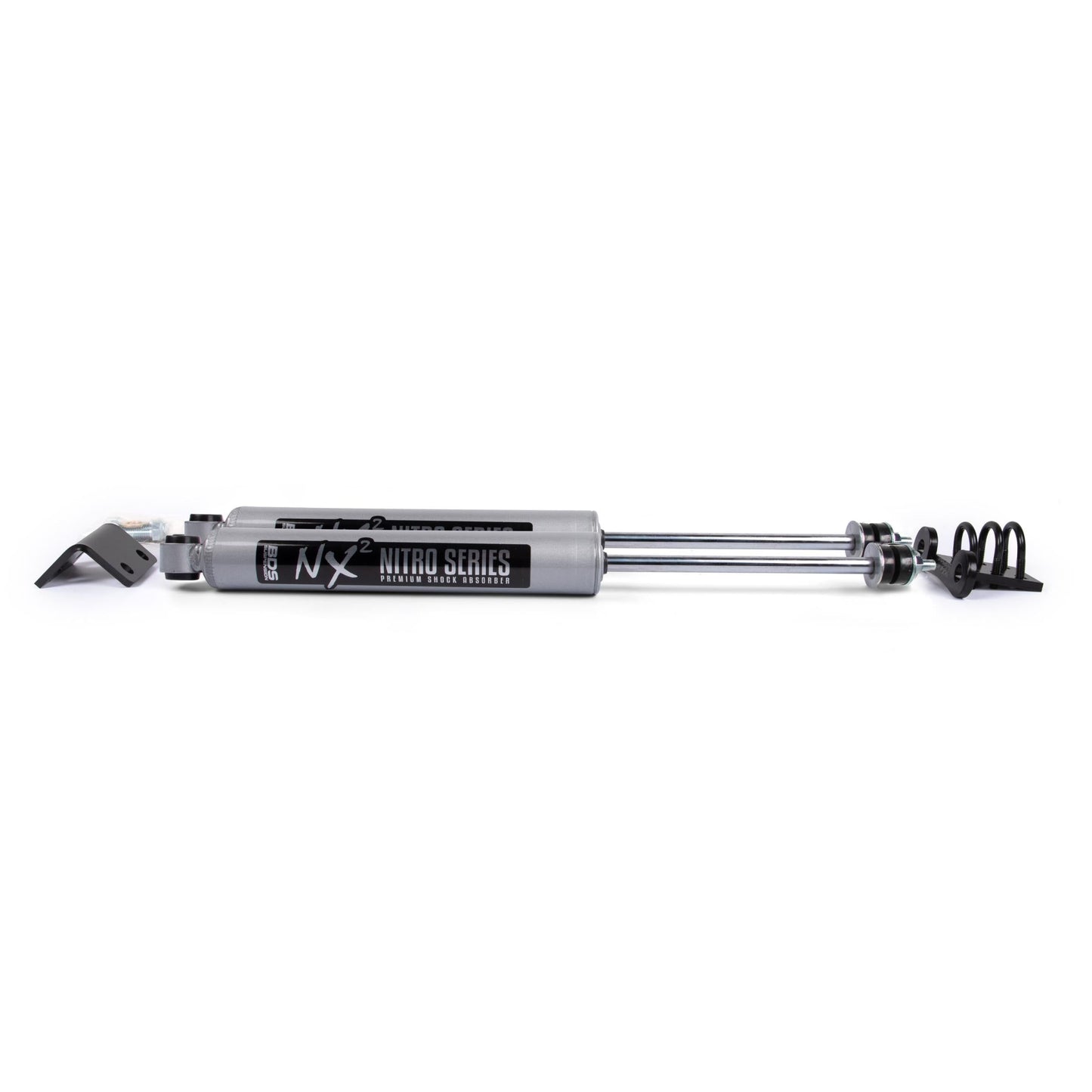 BDS Suspension | Dual Steering Stabilizer Kit w/ NX2 Shocks Silverado/Sierra 1500/2500 88-98 4WD | BDS2008DH