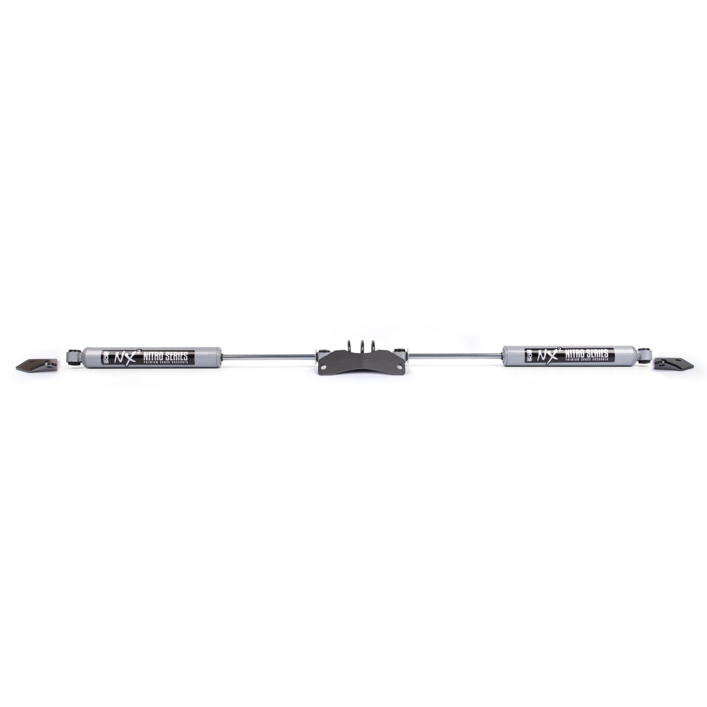 BDS Suspension | Dual Steering Stabilizer Kit w/ NX2 Shocks Dodge Ram 1500 Mega Cab 06-08 4WD Y-Style Steering | BDS2012DH