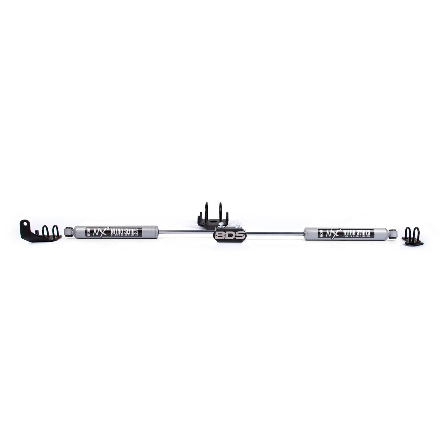 BDS Suspension | Dual Steering Stabilizer Kit w/ NX2 Shocks Dodge Ram 1500 94-01 and 2500/3500 Y-Style 94-08 4WD | BDS2013DH
