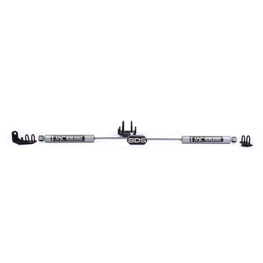 BDS Suspension | Dual Steering Stabilizer Kit w/ NX2 Shocks Dodge Ram 1500 94-01 and 2500/3500 Y-Style 94-08 4WD | BDS2013DH