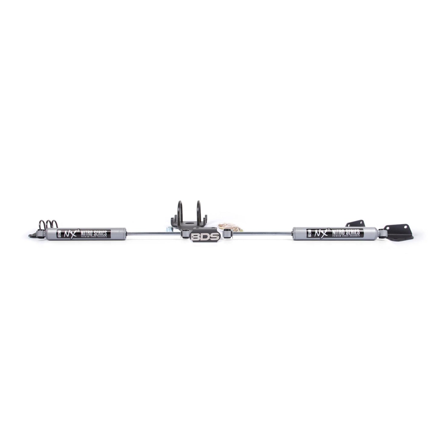 BDS Suspension | Dual Steering Stabilizer Kit w/ NX2 Shocks Dodge Ram 2500/3500 09-13 4WD T-Style Steering | BDS2014DH