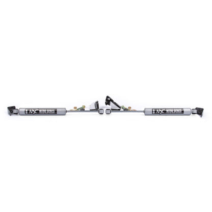 BDS Suspension | Dual Steering Stabilizer Kit w/ NX2 Shocks Ford F150 04-08 4WD With BDS Strut Spacers | BDS2019DH